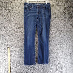 Maurices Jeans Womens 10 Blue Regular Fit Classic Stretch Denim Straight Leg